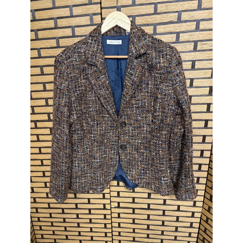 Coldwater Creek Tweed‎ Blazer Size  14
